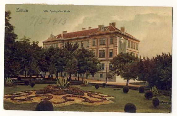 1913. - Visa devojacka skola u Zemunskom parku.jpg