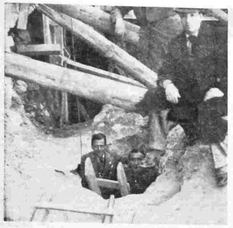 1936.10.25 Pecina sa Rimskim ostacima ispod Prve zenske gimnazije, Vreme, 2.jpg