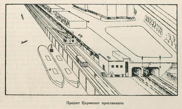 1936. Projekat Beogradskog Savskog pristanista, crtez zgrade i keja.jpg