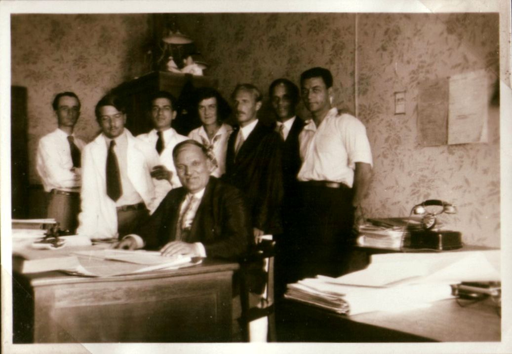 Betonski odsek u Ministarstvu gradjevina 1931. godine, profesor Mijovic.jpg