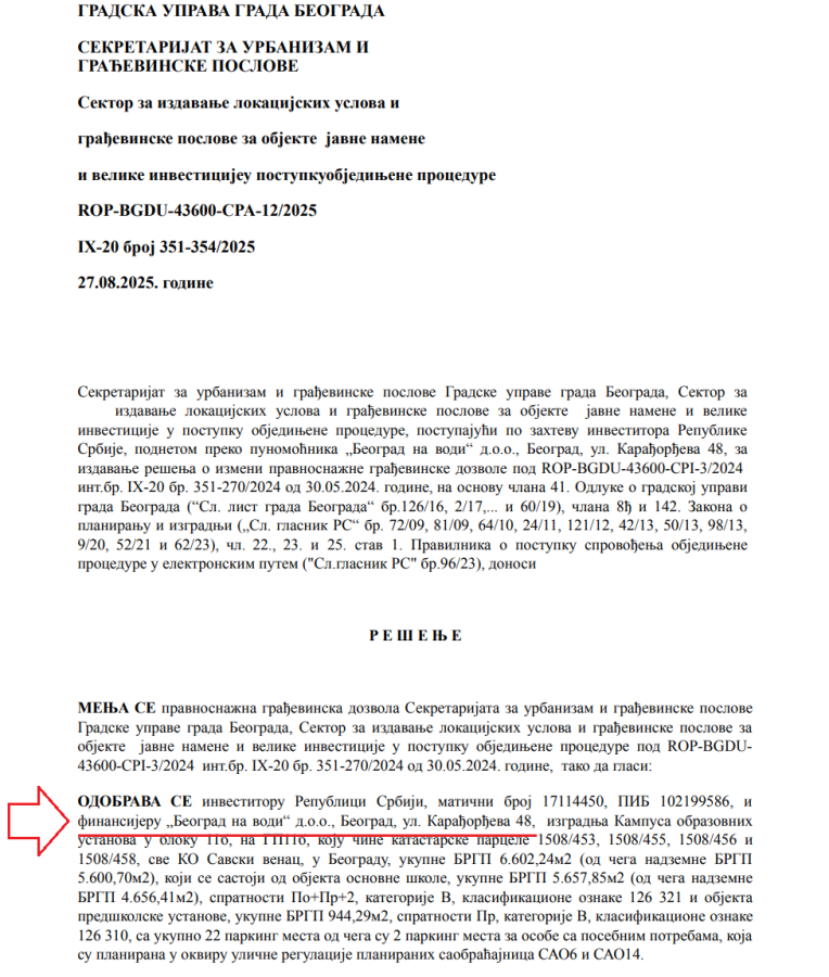 građevinska dozvola škola bgh2o.png