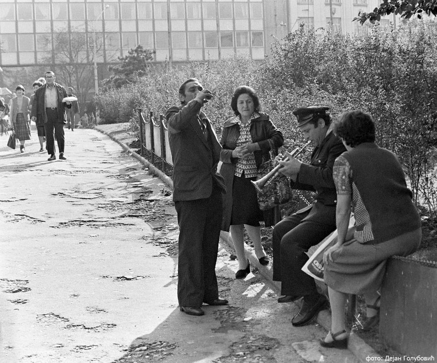 Kod Staklenca - Trg Republike Foto Dejan Golubovic 1981. godina.jpg