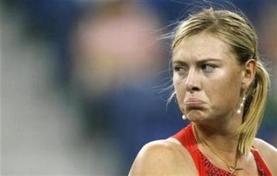 Maria Sharapovas sad expression on court.jpg