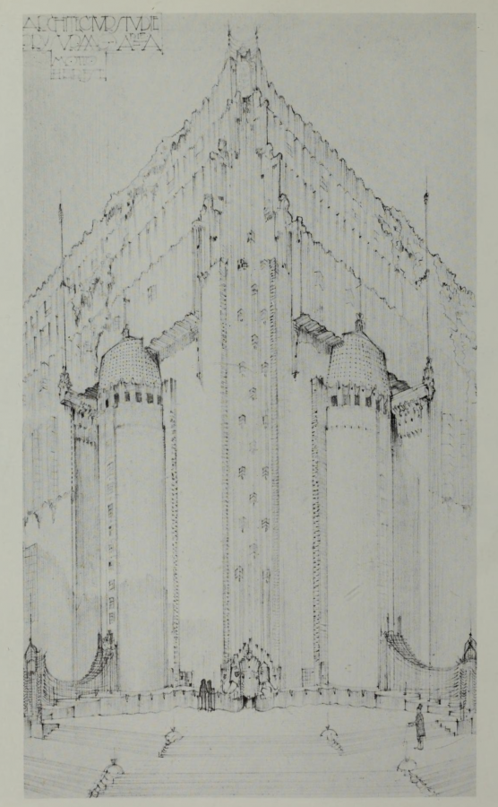 Michel de Klerk. Architectural Study. 1915..png
