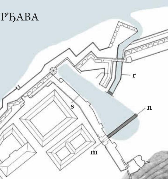 Plan dela kod Dunav kapije, Popovic 1790.jpg