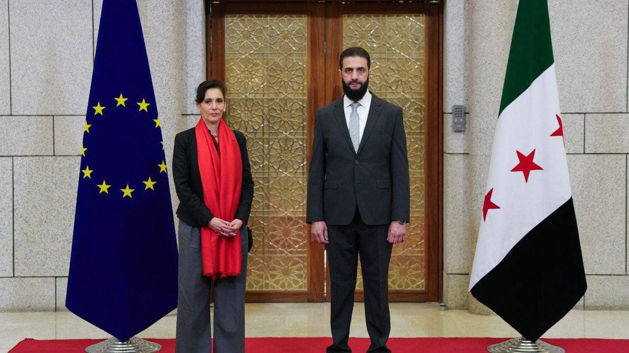 Syrian Leader Ahmed al-Sharaa met with an EU delegation.jpg