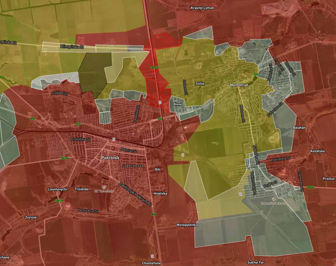 Ukrajinsko ratiste, Pokrovsk 2025.11.23.png
